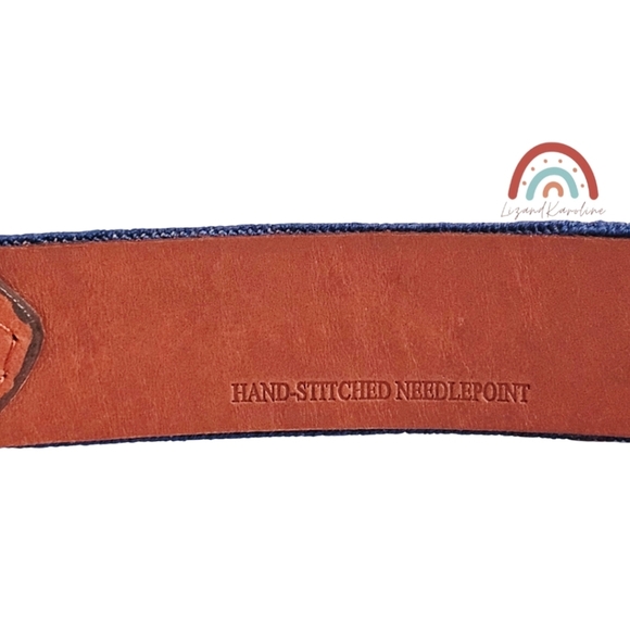 New! Smathers & Branson x J. Crew Fish Needlepoint Belt - Picture 14 of 16